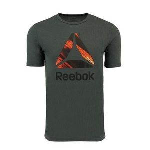 Reebok logo Army green/olive Men’s medium T-shirt